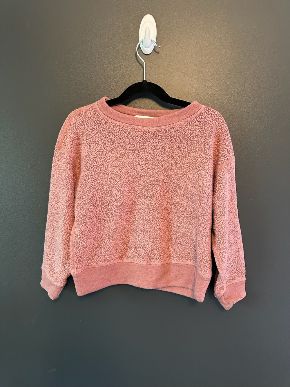 Bella Dahl Cozy Plush Pink Kids Sweater